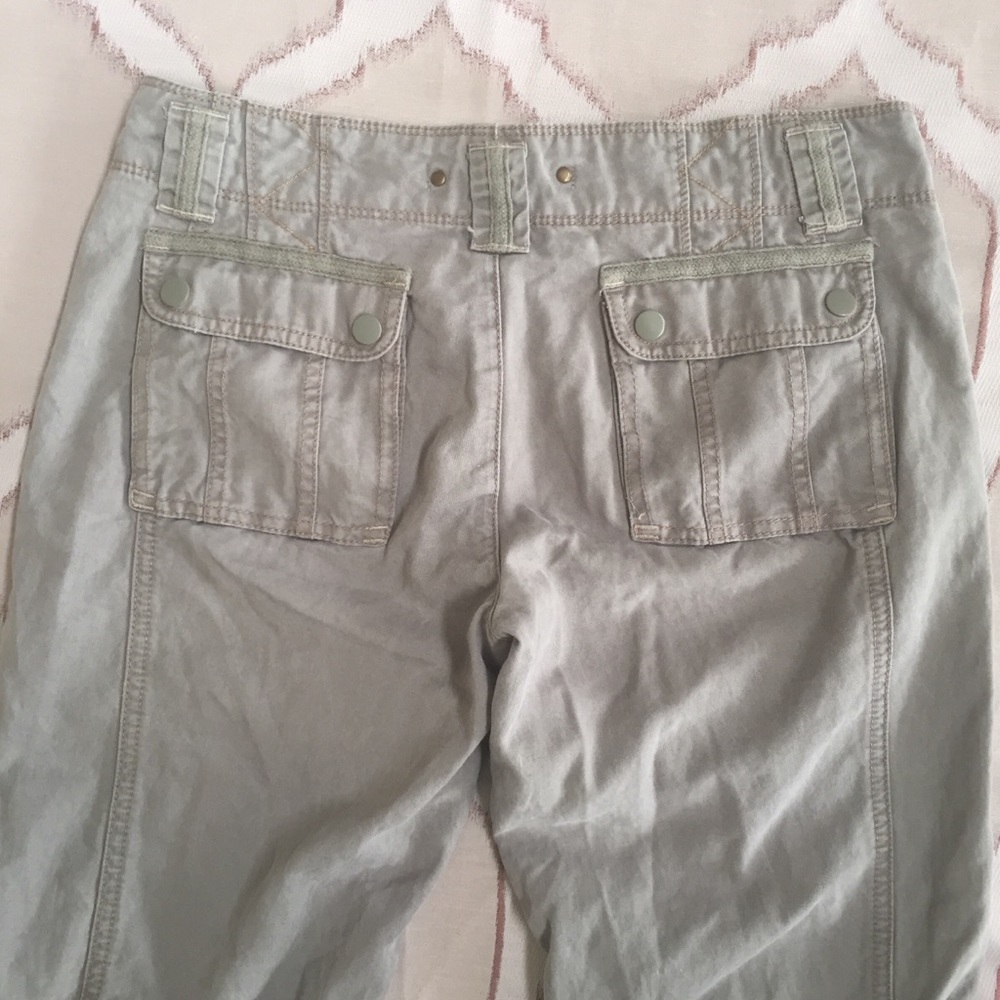 Hei Hei Tencel Roll Up Pants